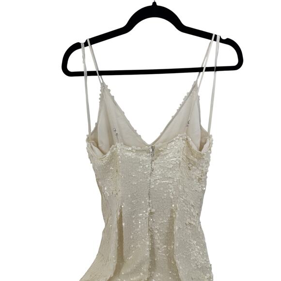Veronica‎ Beard Women's White Perla Sequin Slip Midi Dress Size 8 NEW NWT Bridal - Picture 6 of 9
